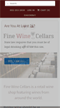 Mobile Screenshot of finewinecellars.us