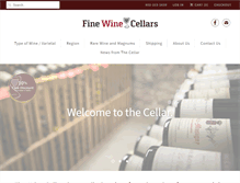 Tablet Screenshot of finewinecellars.us